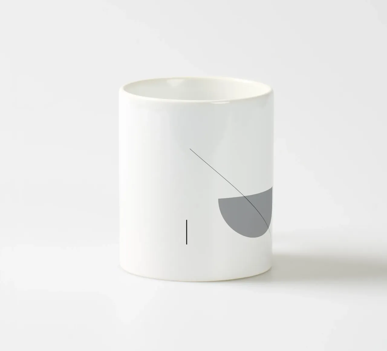 Noir et blanc 02 mug en céramique de KHouse Studio