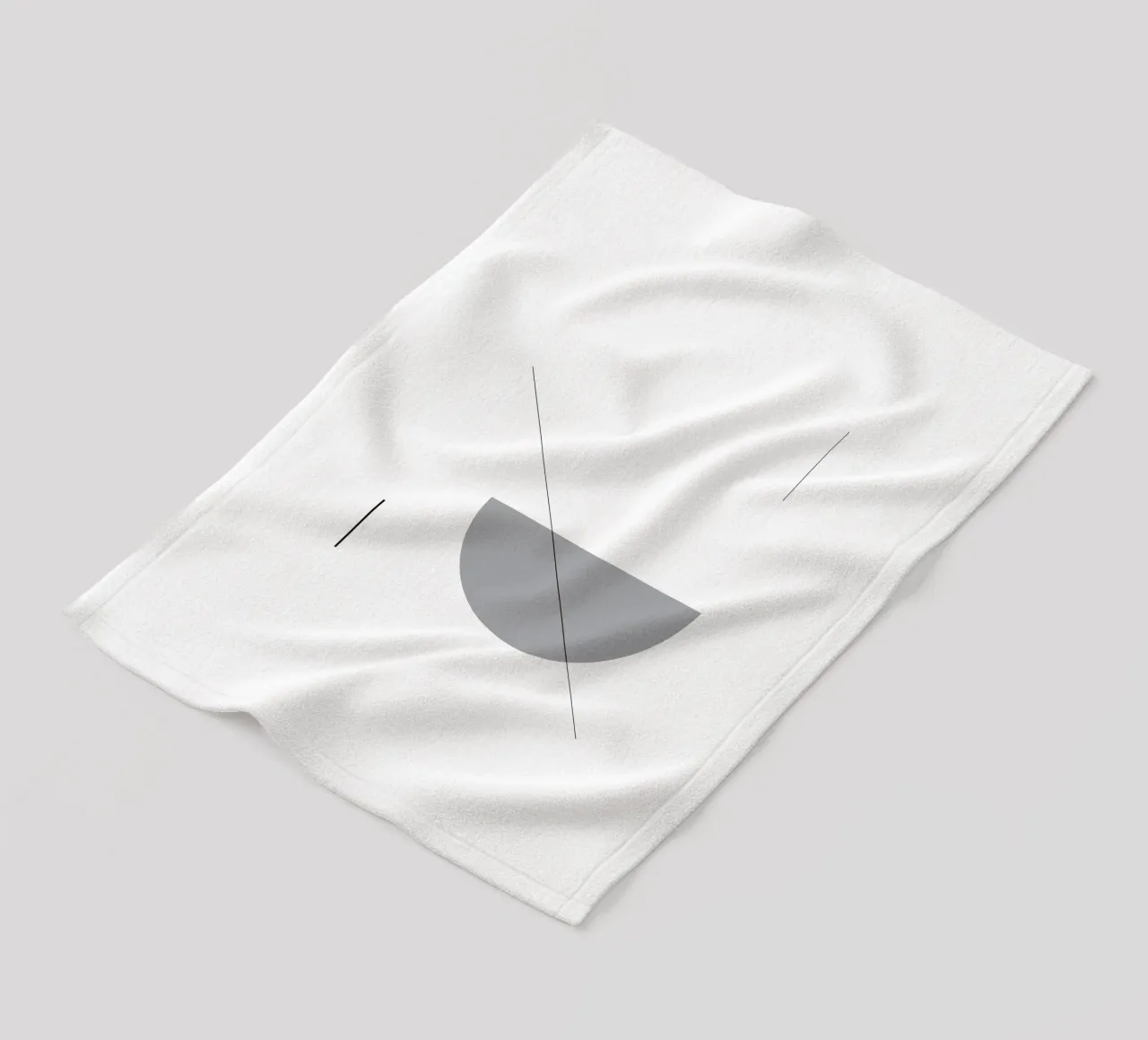 Bianco e nero 02 coperta in pile da KHouse Studio