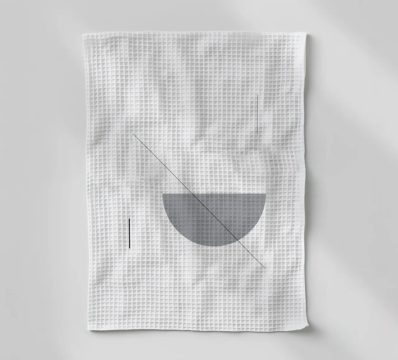 Bianco e nero 02 canovaccio da cucina da KHouse Studio