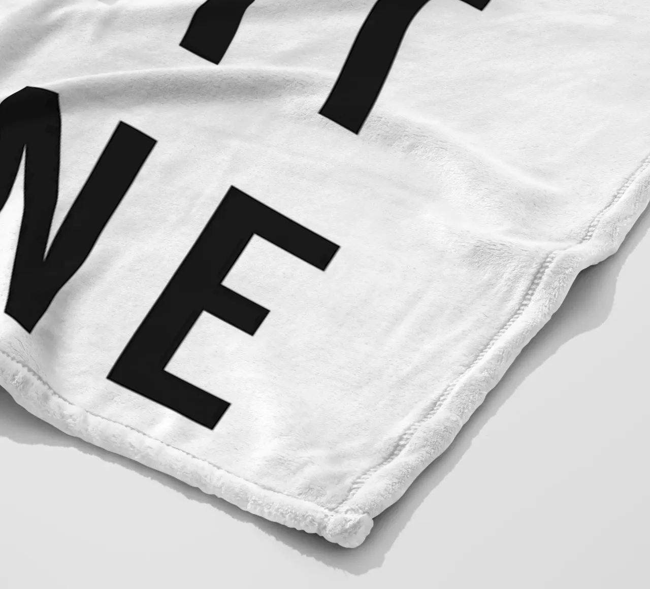 Motivational slogan "Get Shit Done" - Modern wall art fleece blanket by Whole©