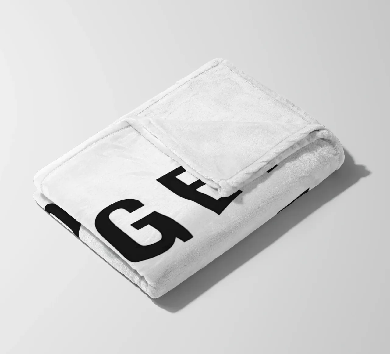 Motivational slogan "Get Shit Done" - Modern wall art fleece blanket by Whole©