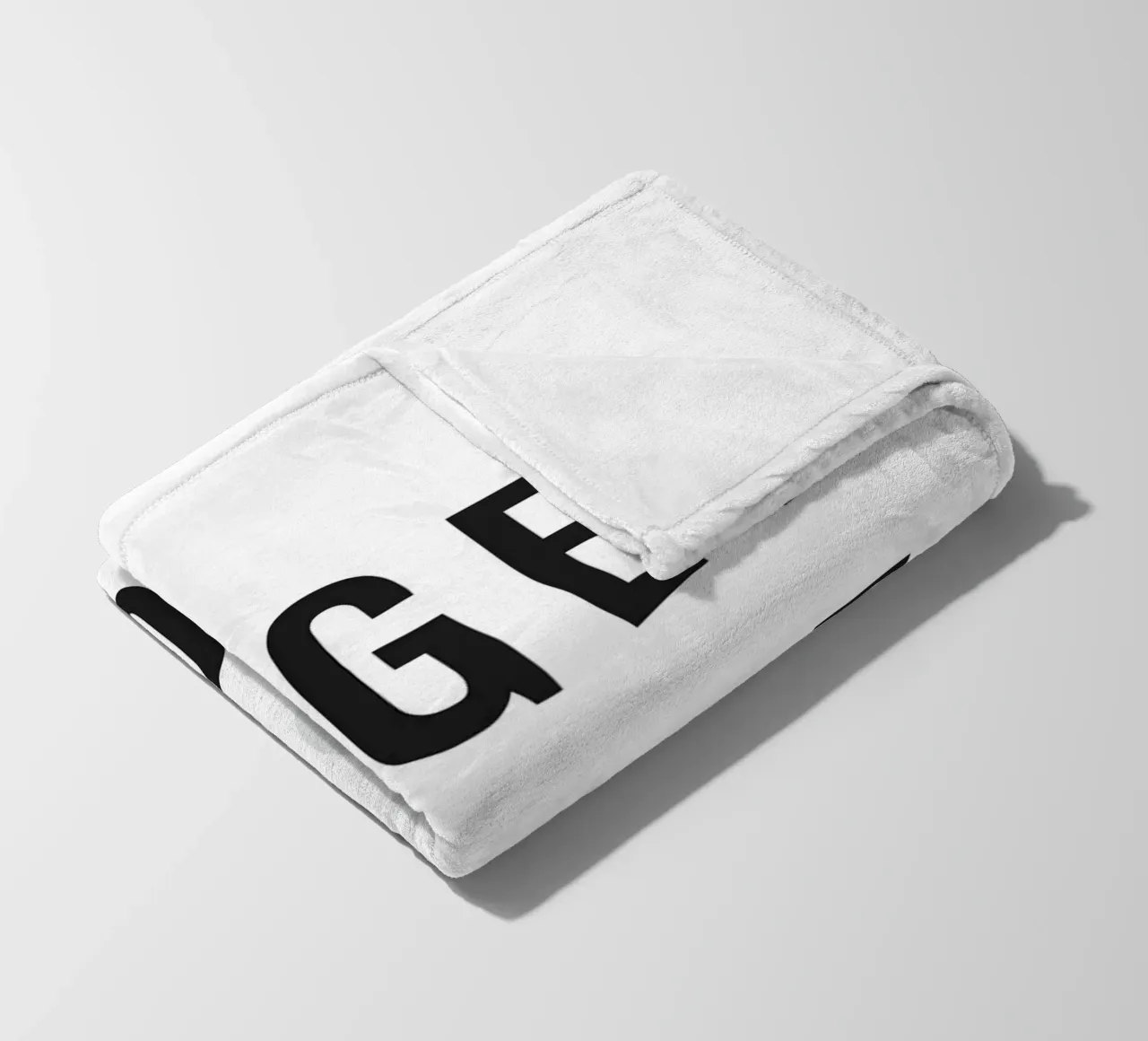 Motivational slogan "Get Shit Done" - Modern wall art fleece blanket by Whole©