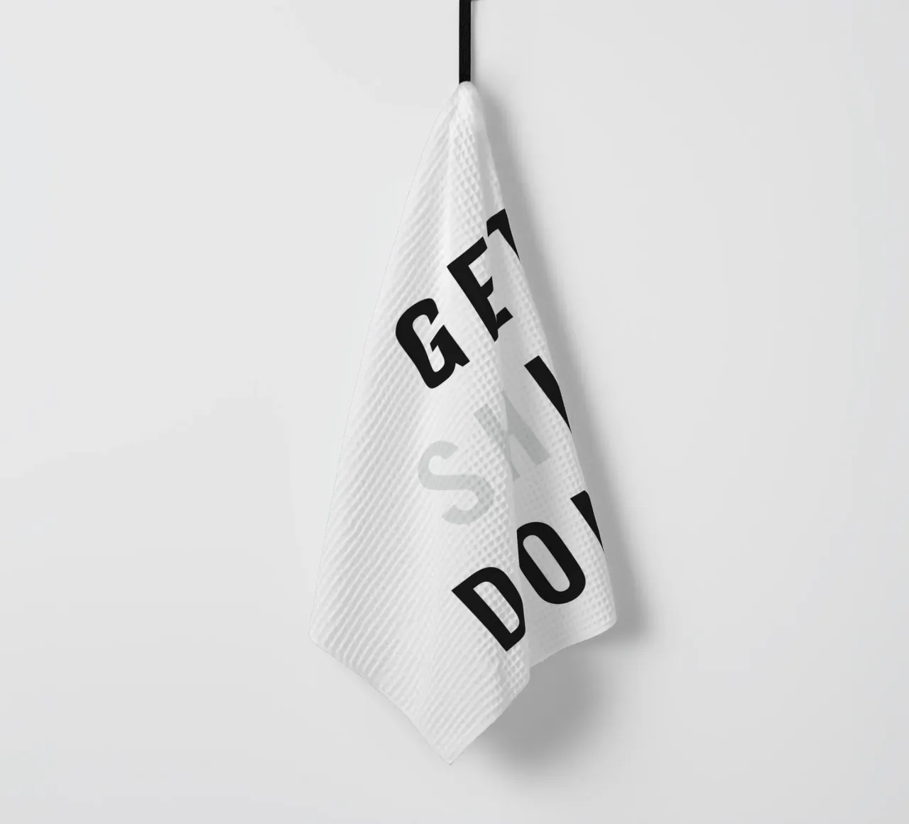 Motivation "Get Shit Done" - Art mural moderne torchon de Whole©