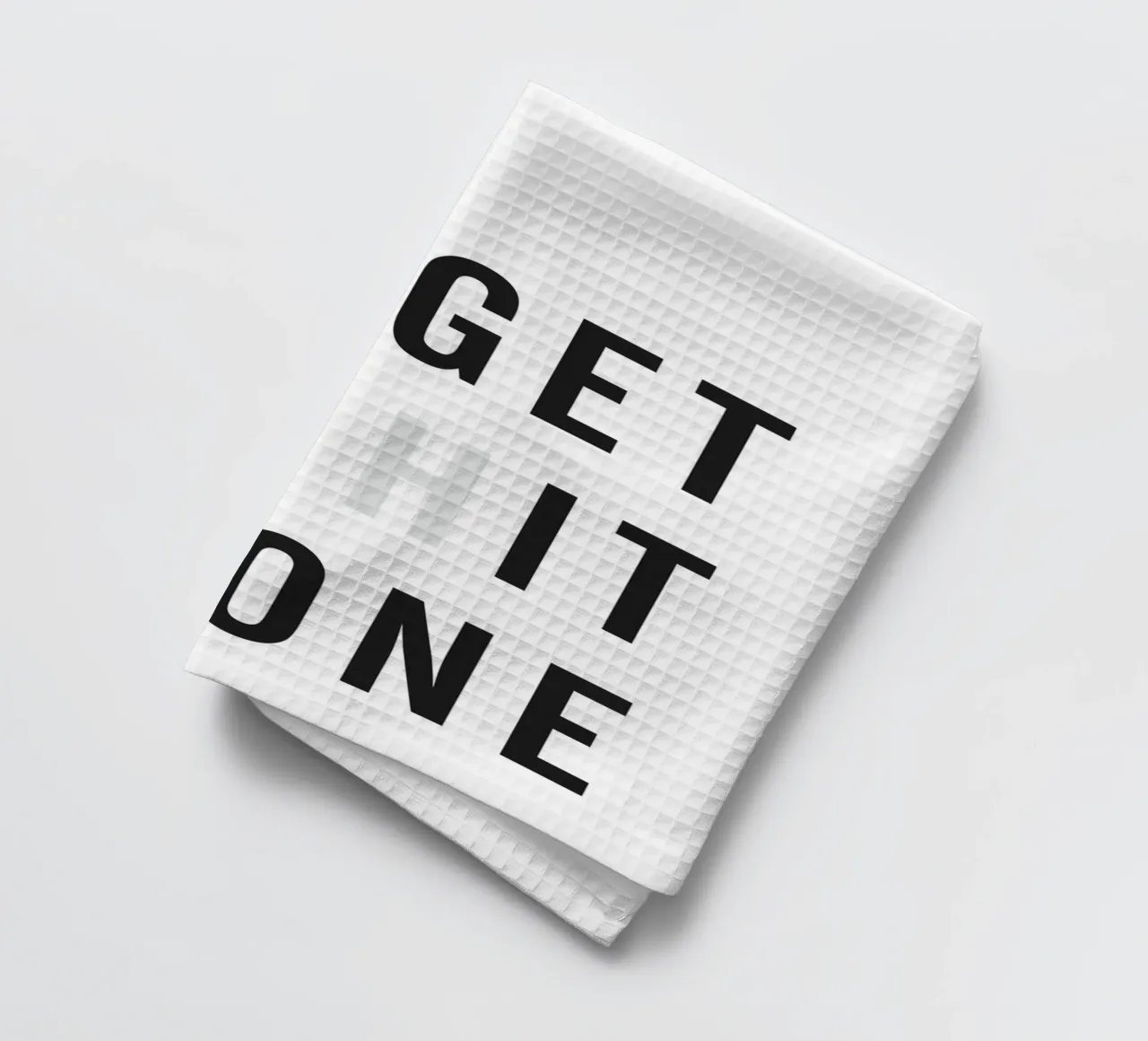Motivation "Get Shit Done" - Art mural moderne torchon de Whole©