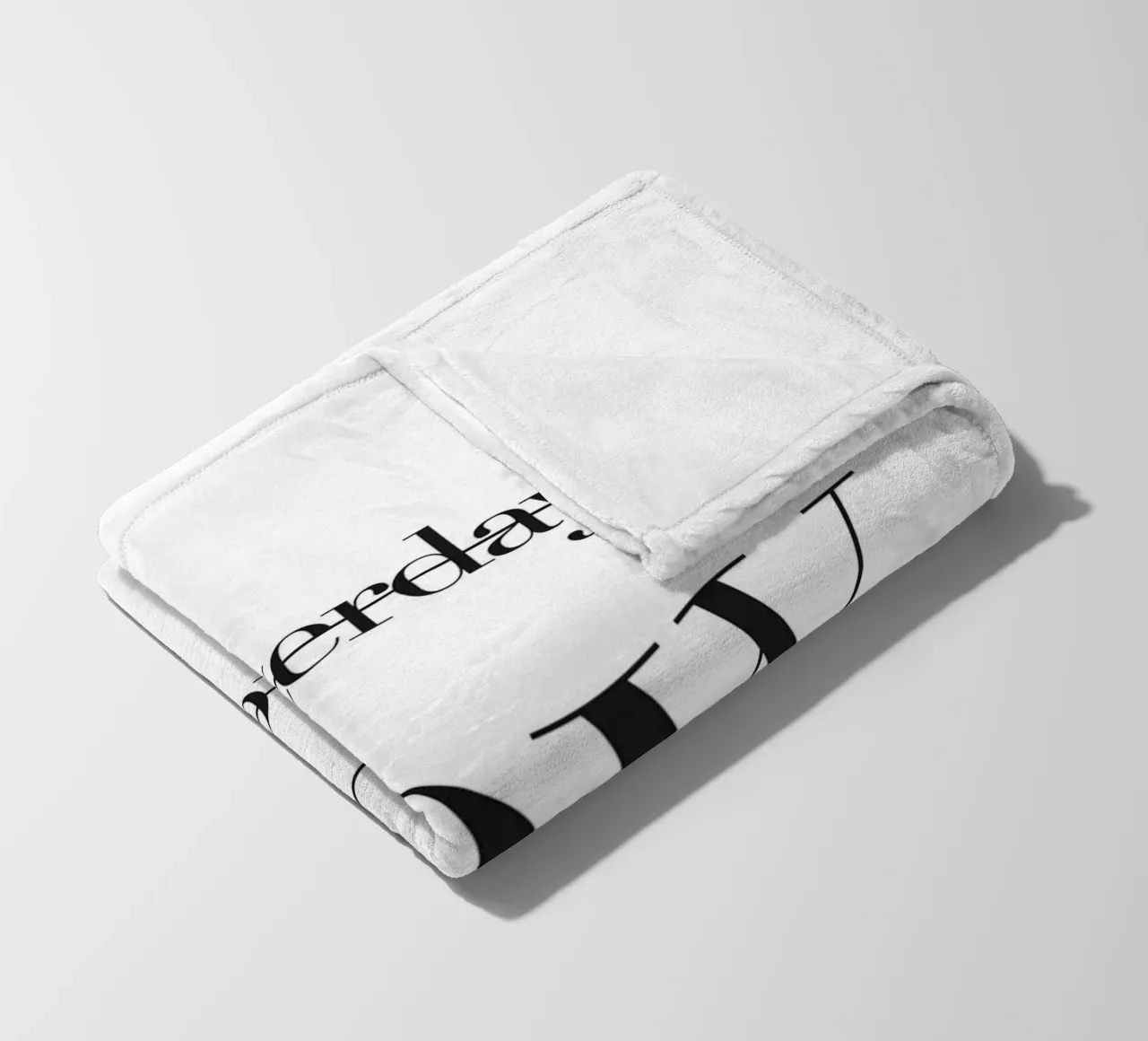 Vivere ora - Design motivazionale minimalista coperta in pile da Whole©