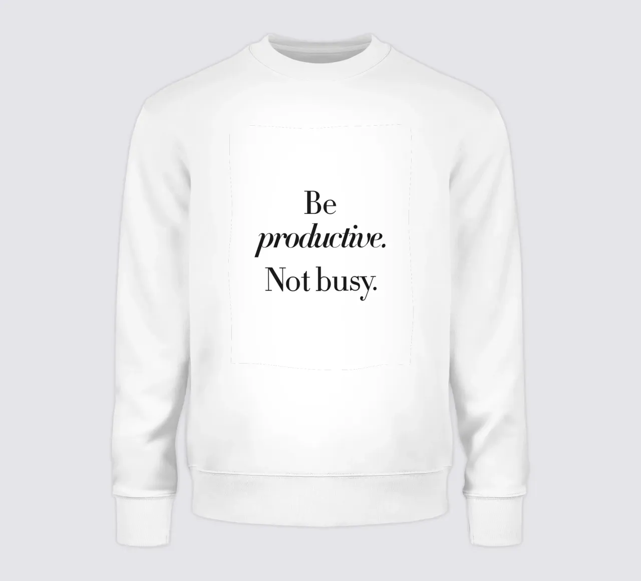 Design della produttività - Slogan minimalista felpa da Whole©