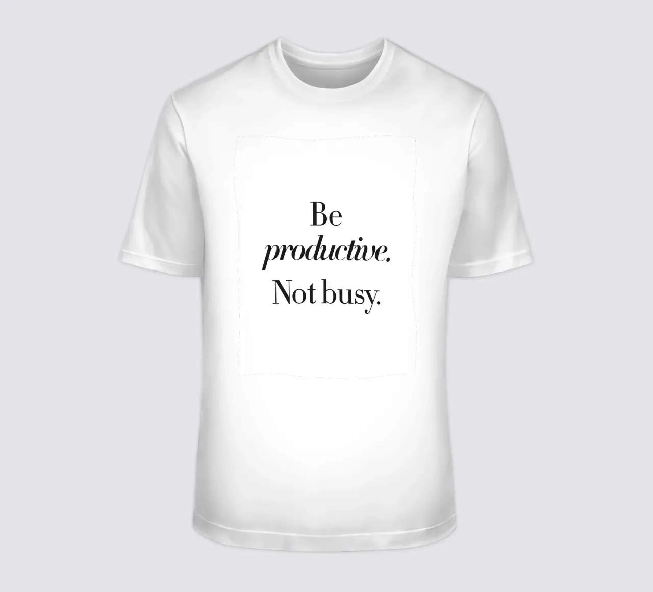 Design della produttività - Slogan minimalista t-shirt da Whole©