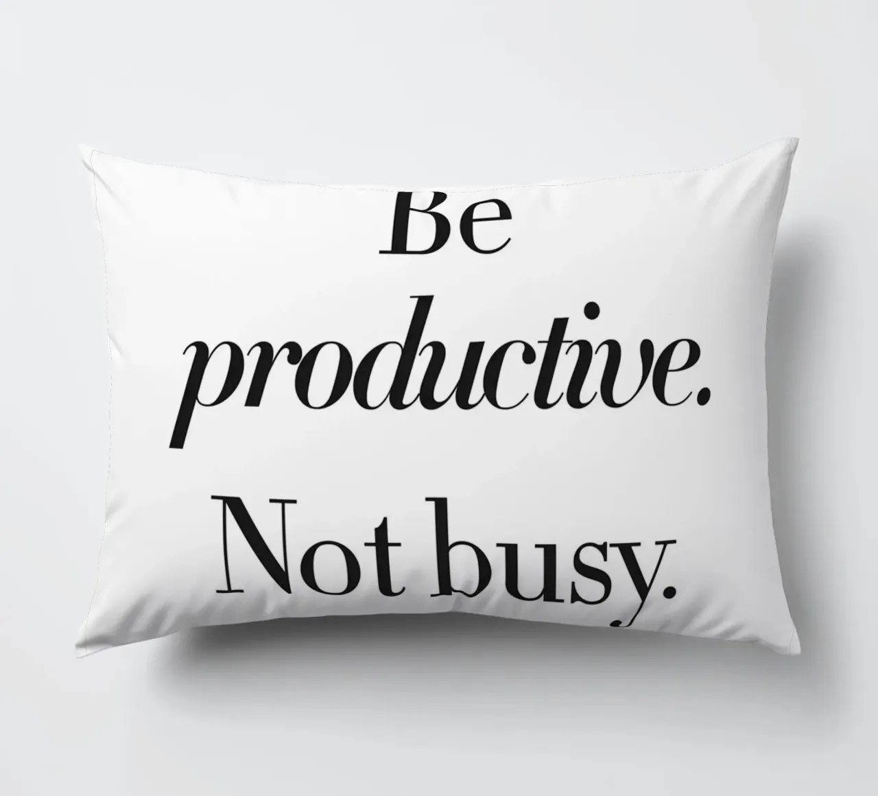 Design della produttività - Slogan minimalista cuscino da Whole©