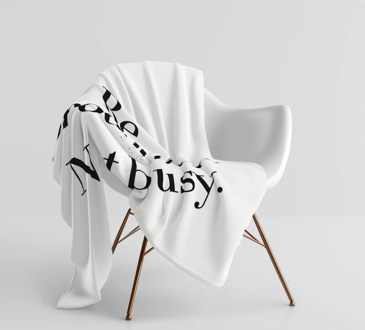Design della produttività - Slogan minimalista coperta in pile da Whole©