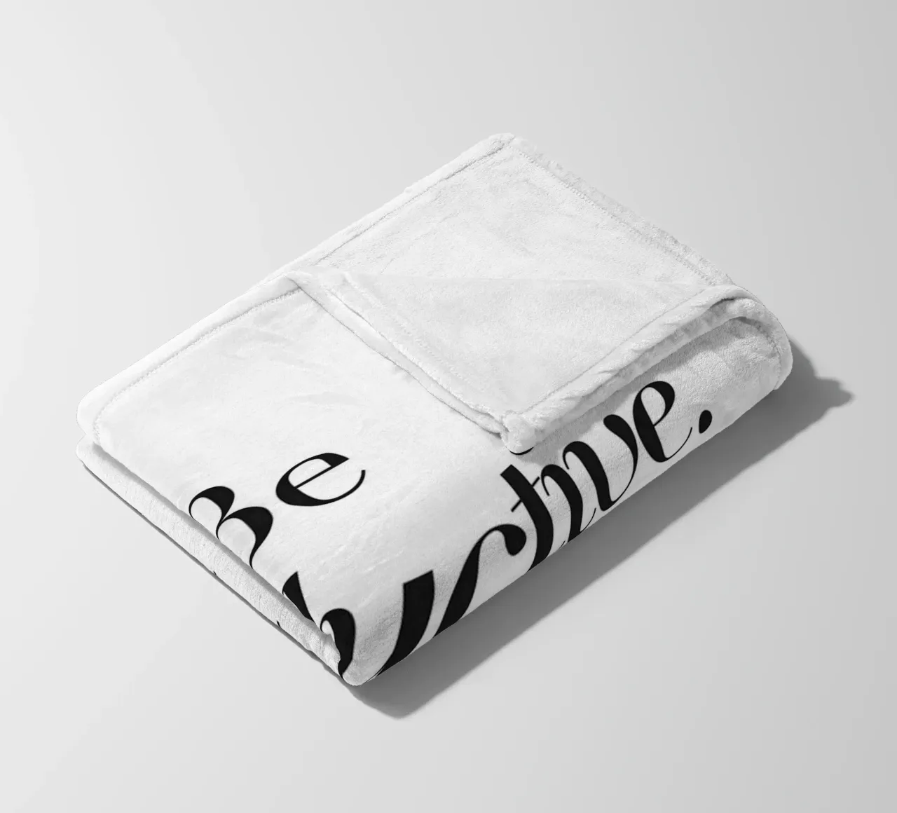 Design della produttività - Slogan minimalista coperta in pile da Whole©