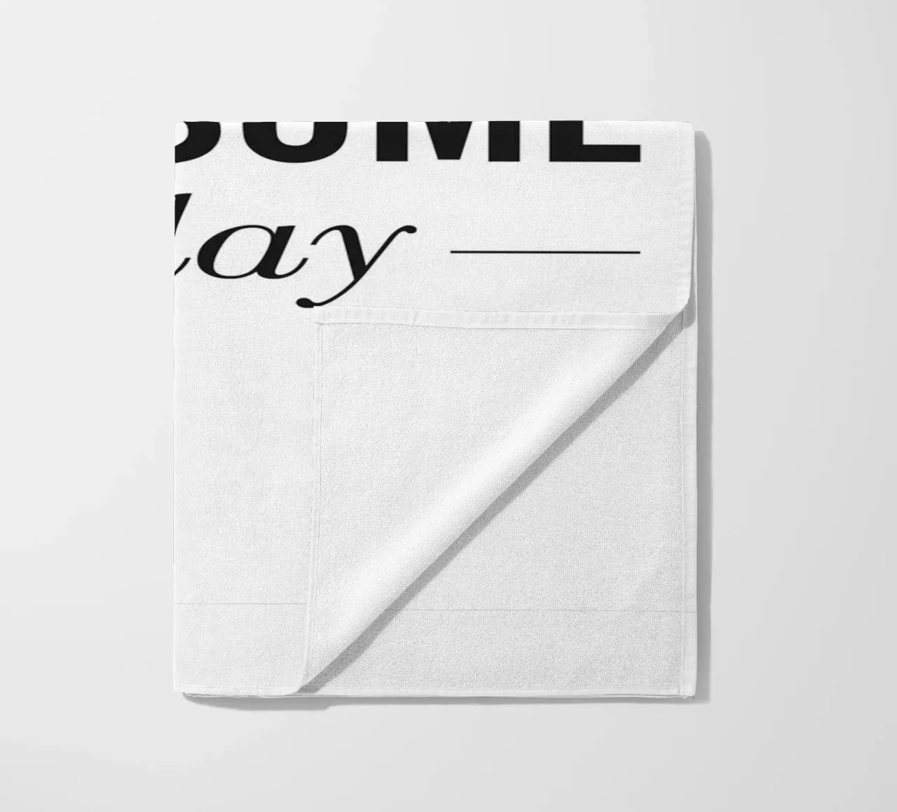 Inspiring motivation - Be Awesome Today beach towel by Whole©