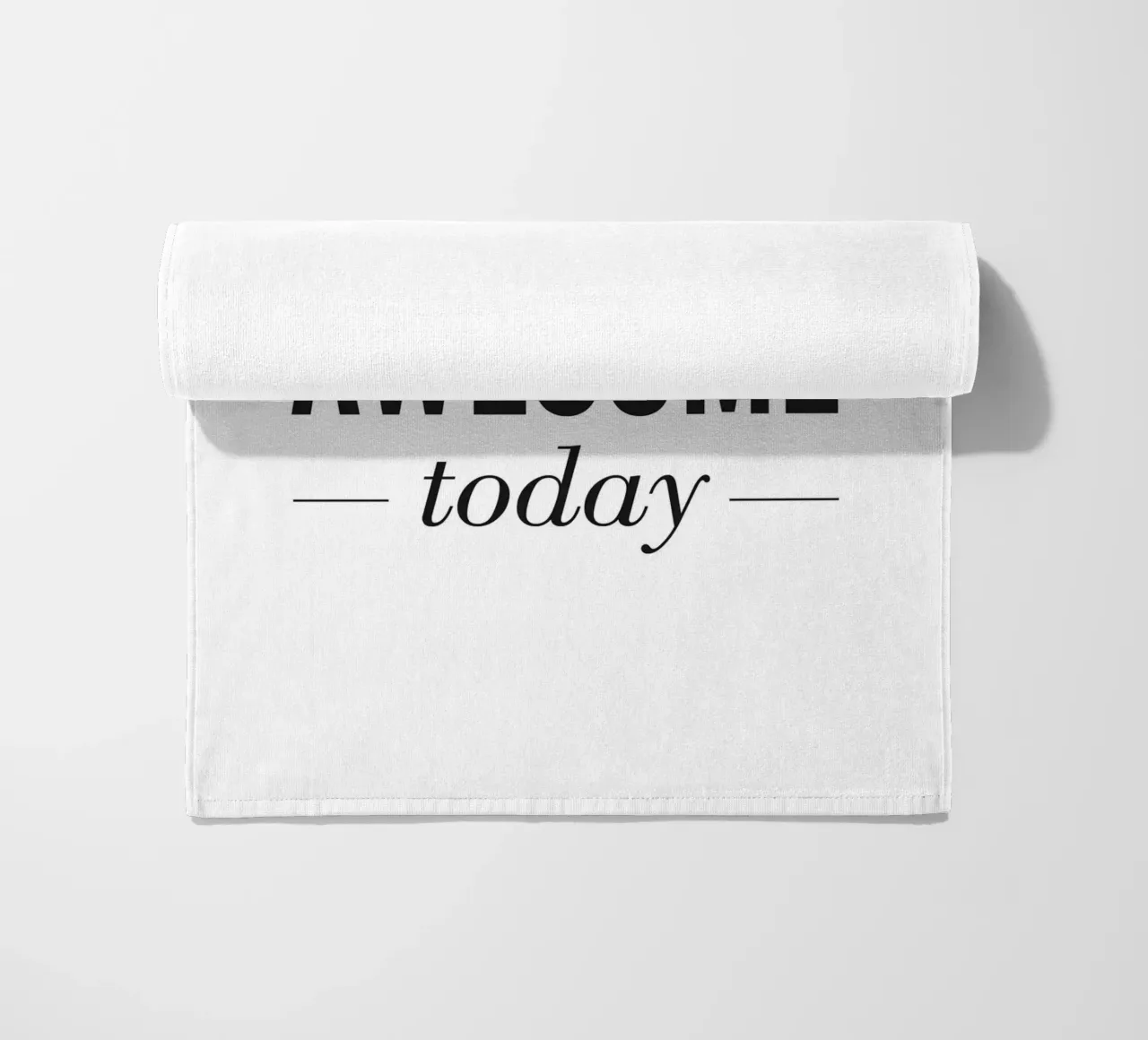 Inspiring motivation - Be Awesome Today beach towel by Whole©