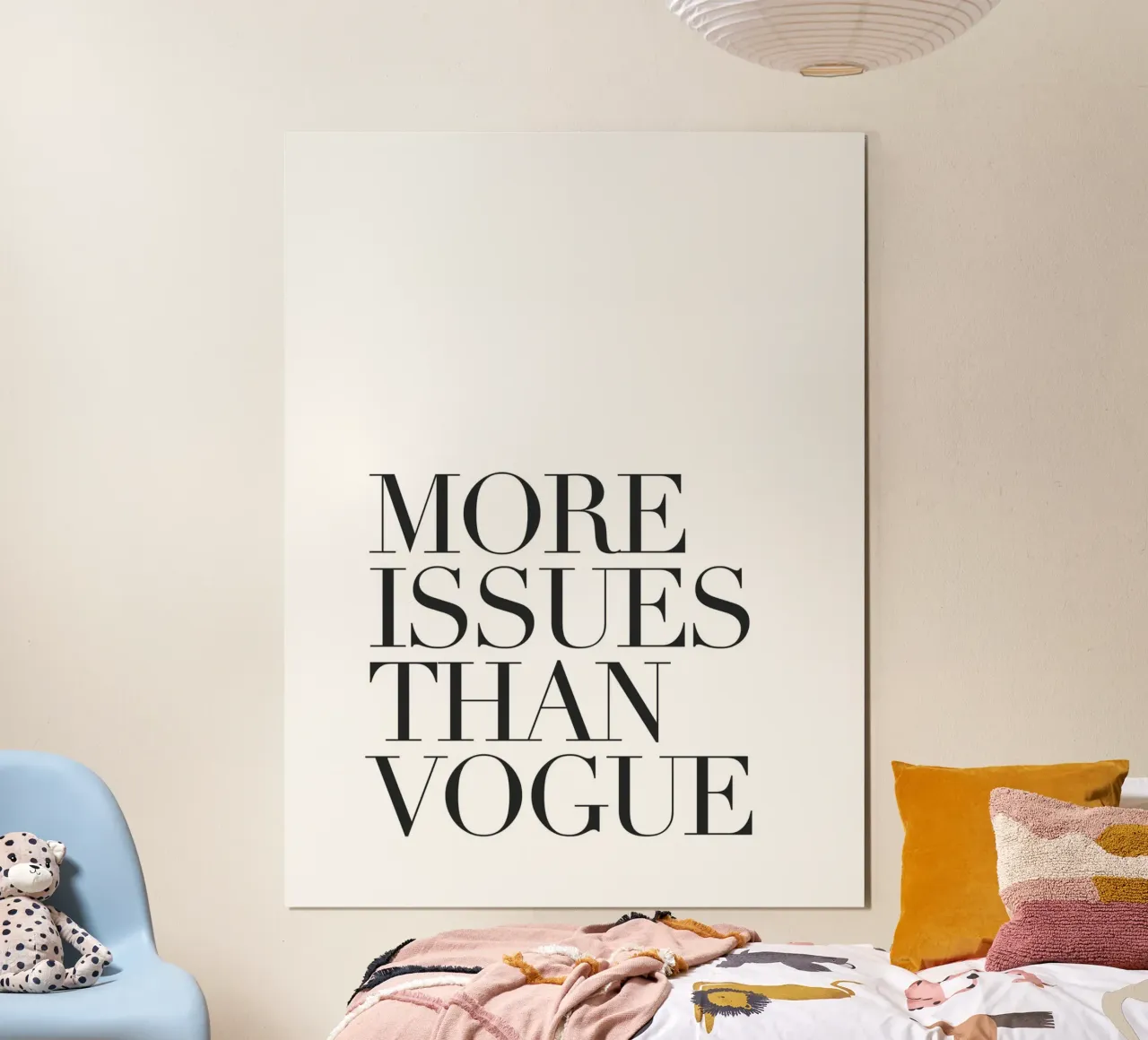 Più problemi di Vogue - Umorismo tipografico carta hahnemühle da Whole©