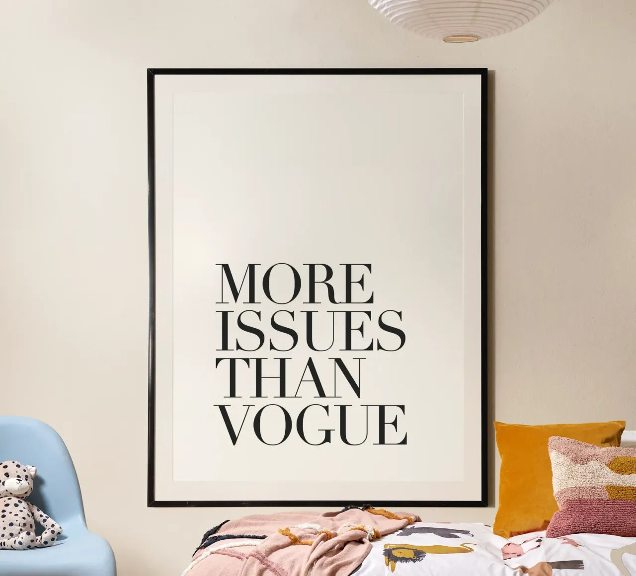 Più problemi di Vogue - Umorismo tipografico carta hahnemühle da Whole©