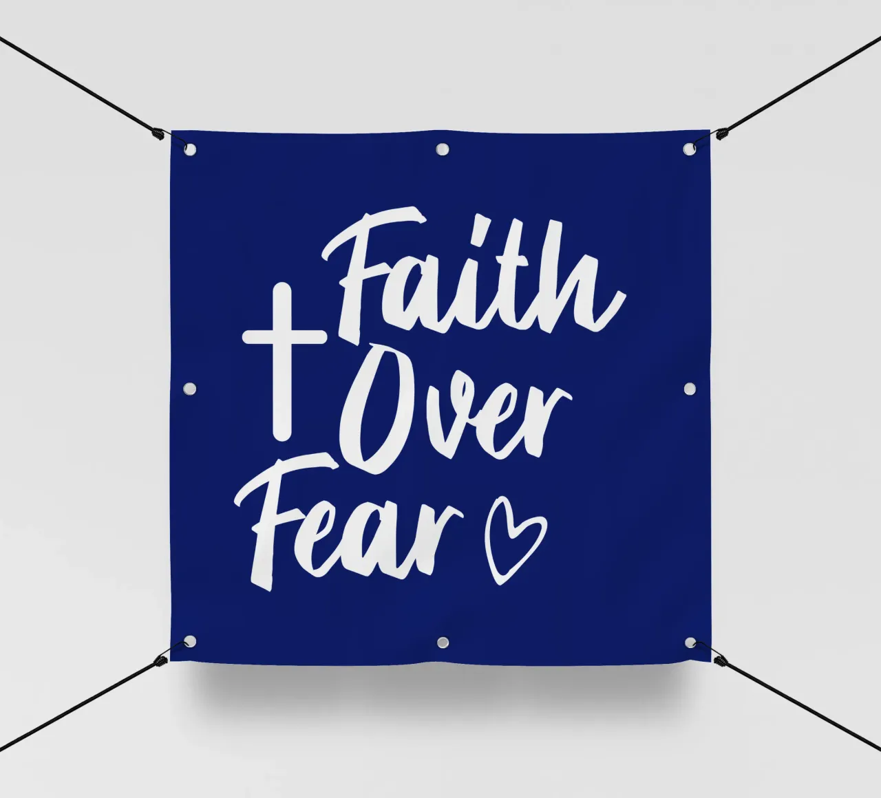 Faith over fear telo in pvc da happieeagle