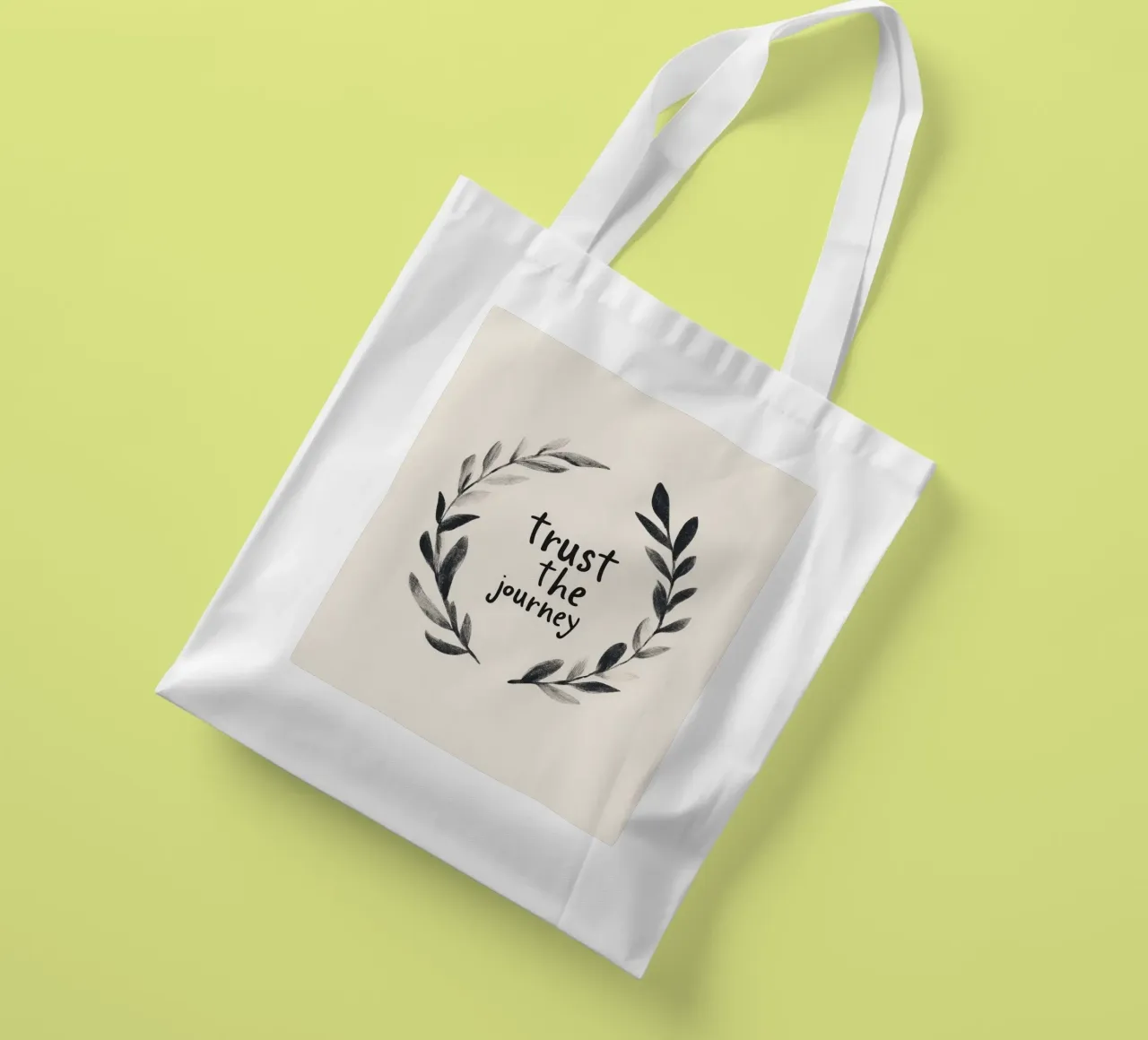 Trust The Journey borsa in juta da treechild