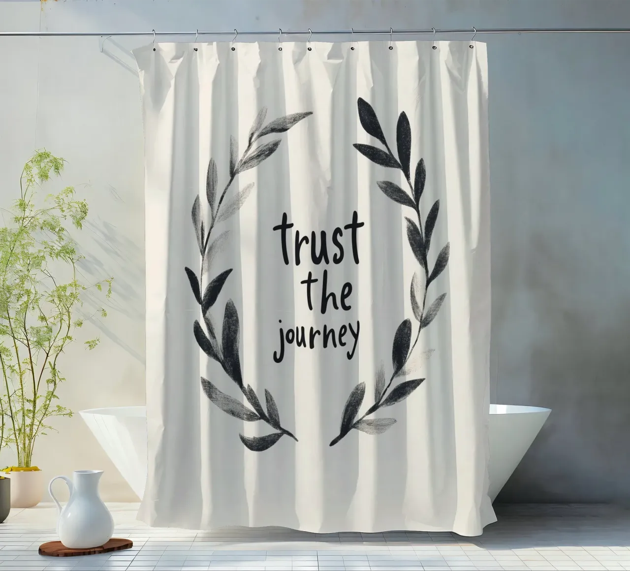 Trust The Journey tenda da doccia da treechild