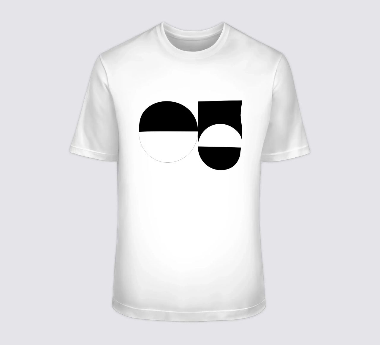 Bianco e nero 03 t-shirt da KHouse Studio
