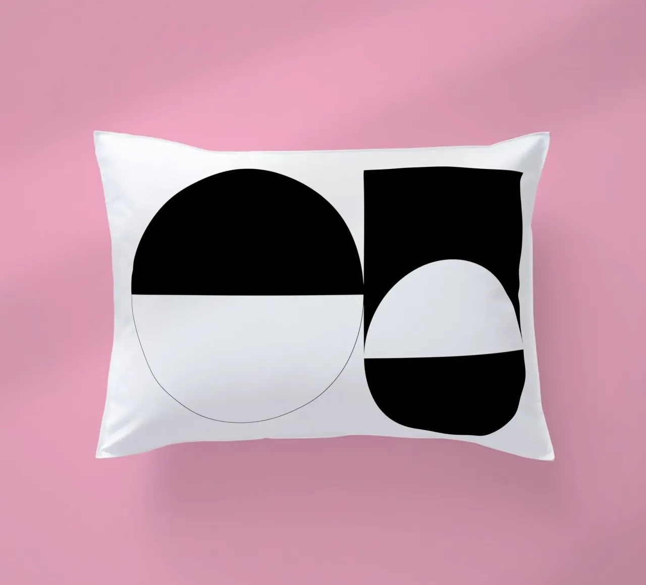 Bianco e nero 03 cuscino da KHouse Studio