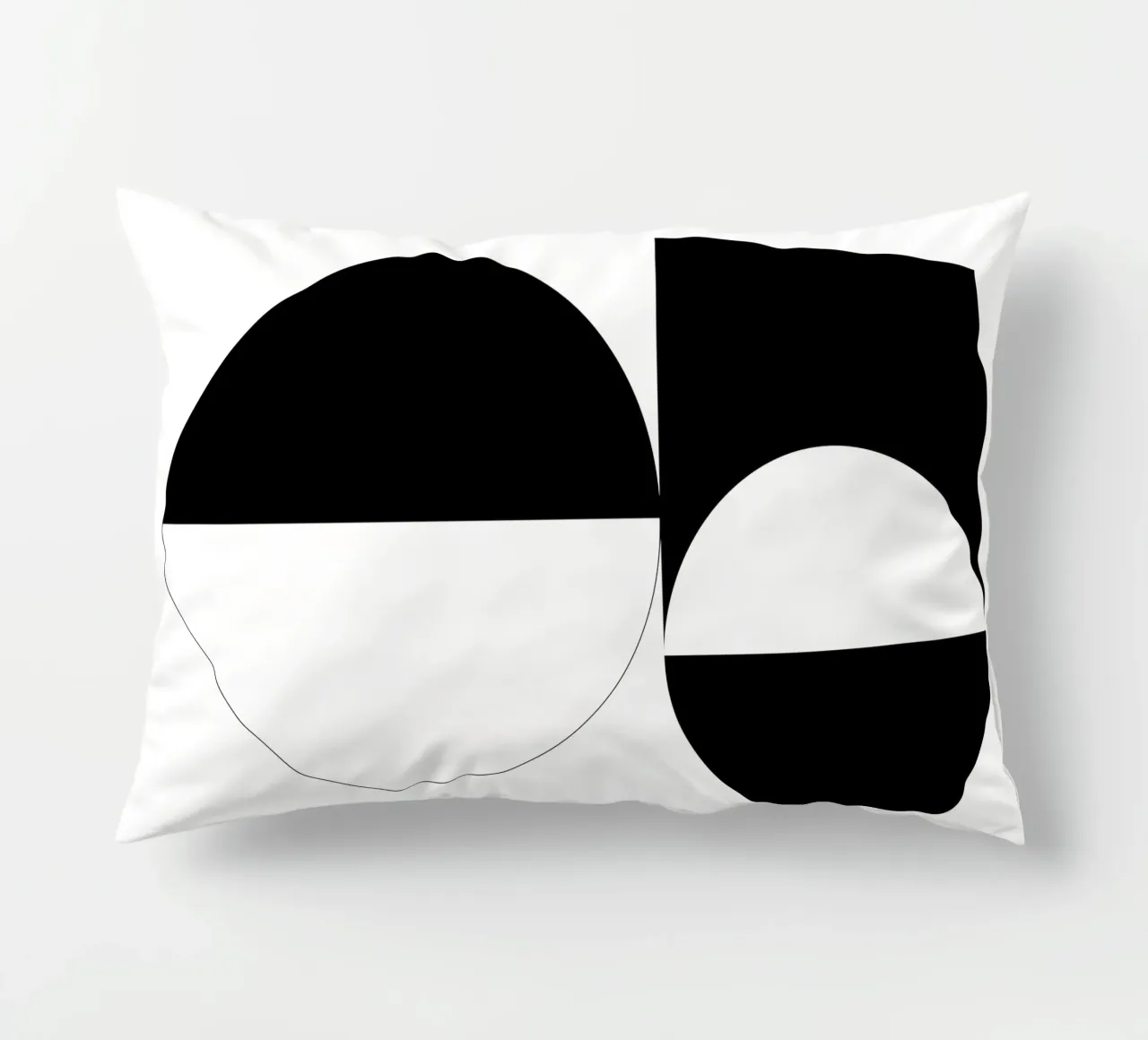 Bianco e nero 03 cuscino da KHouse Studio