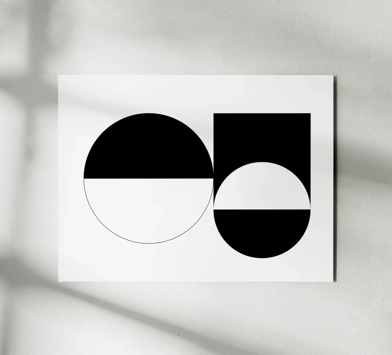 Bianco e nero 03 alluminio dibond da KHouse Studio