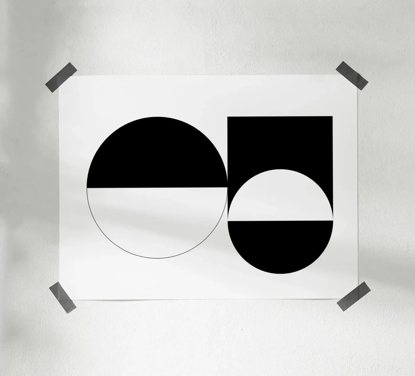 Bianco e nero 03 poster da KHouse Studio