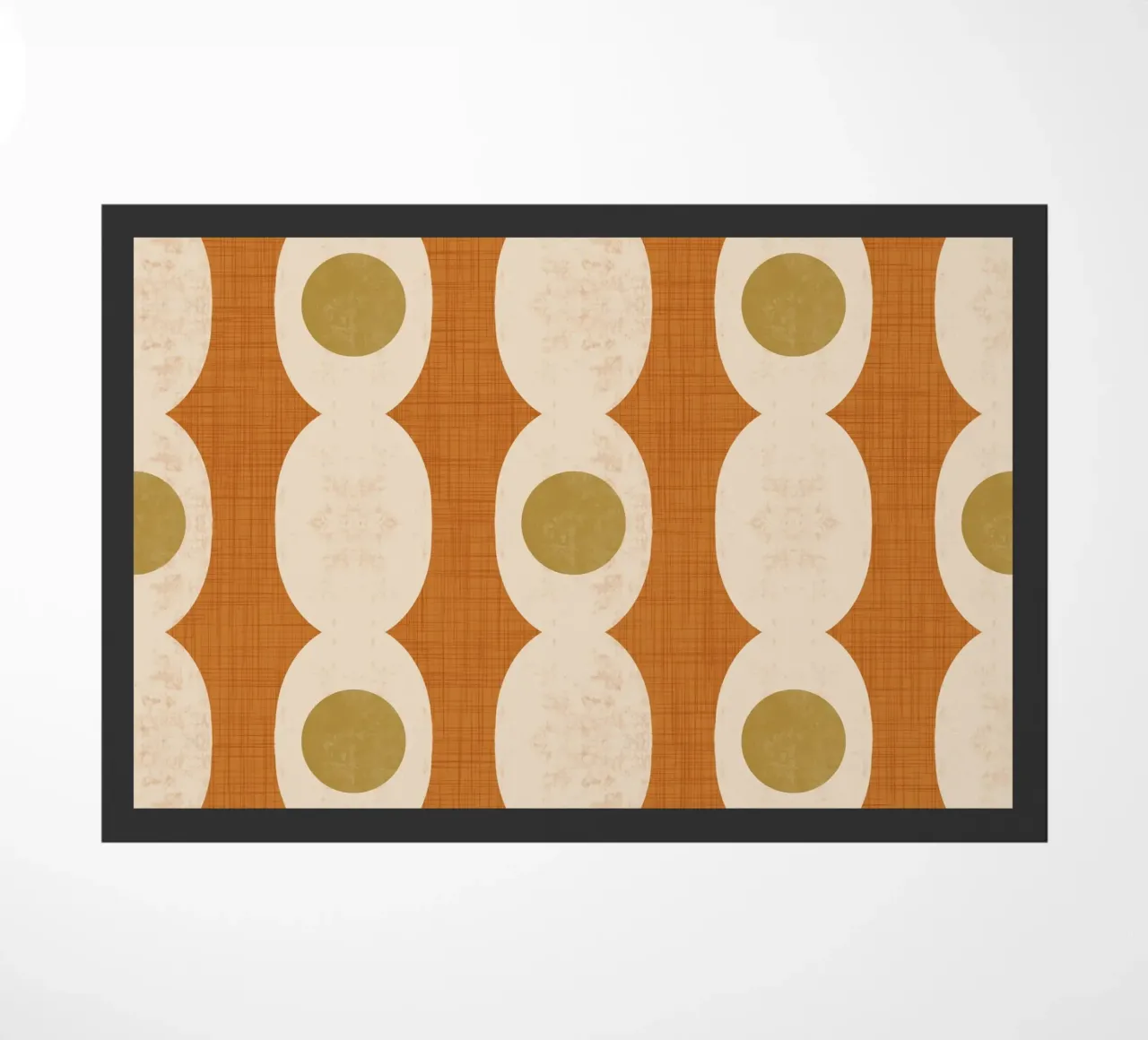 Retro Mod Geo Chain - Ocher - Mid Century Modern zerbino da susanacosta