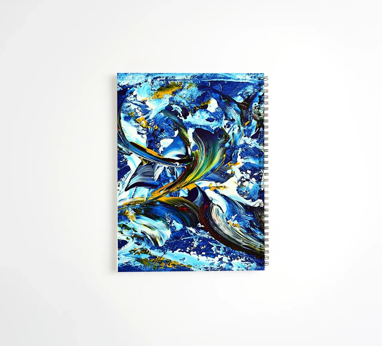 IDEAL GIFT 60 spiral notebook by Thierry Vobmann Abstract painting