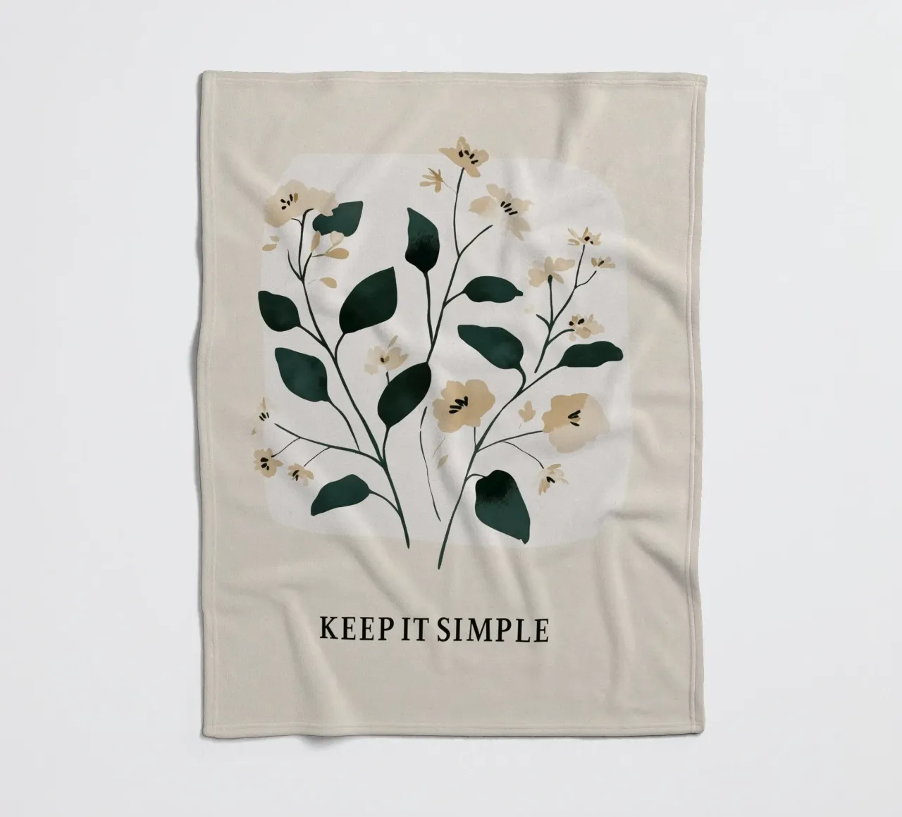 Keep It Simple No 2 coperta in pile da treechild