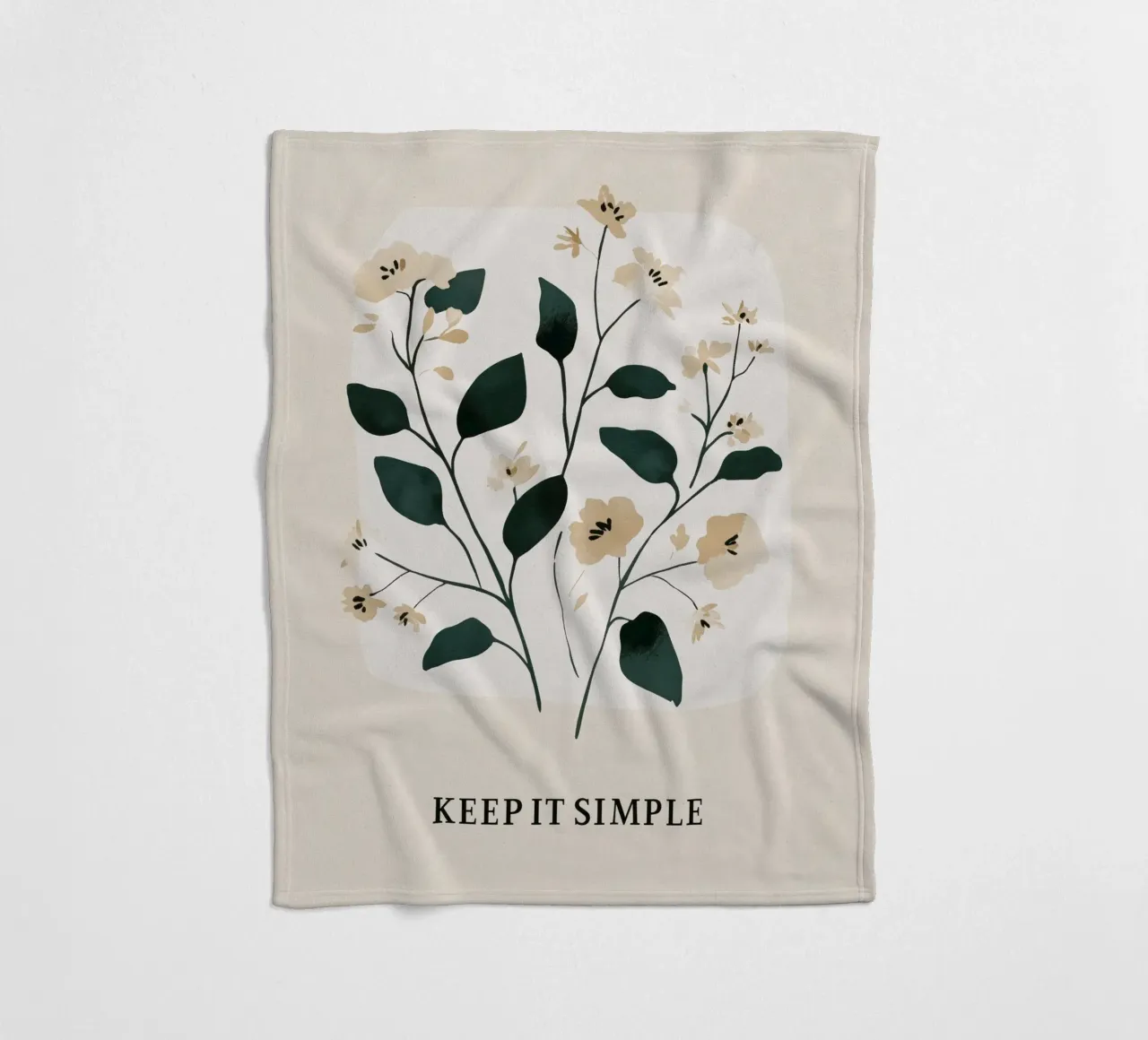 Keep It Simple No 2 coperta in pile da treechild