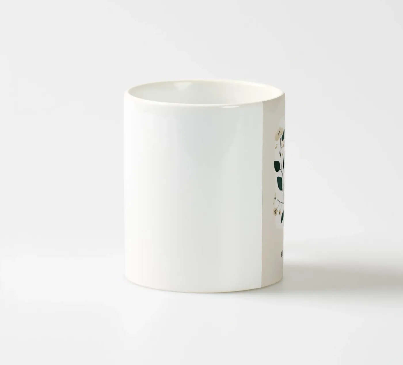 Keep It Simple No 2 ceramic mug by treechild