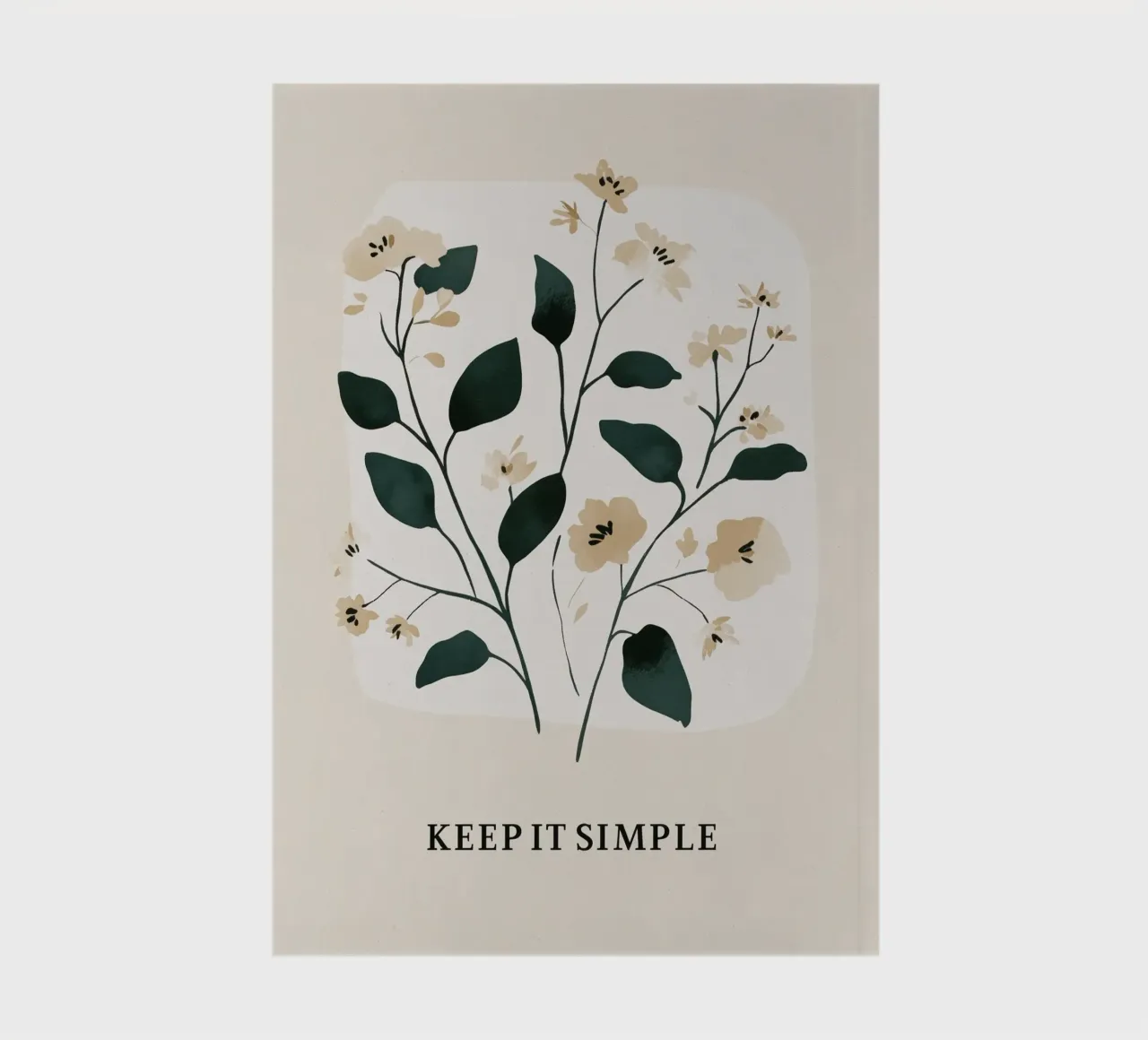 Keep It Simple No 2 notebook by treechild