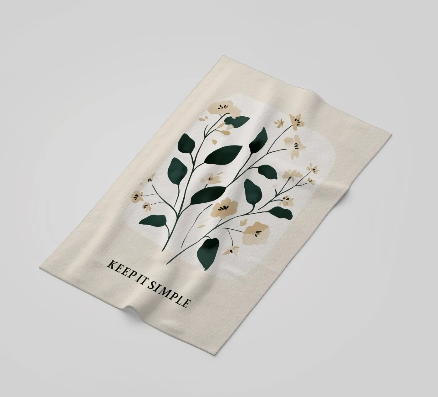 Keep It Simple No 2 Strandtuch von treechild