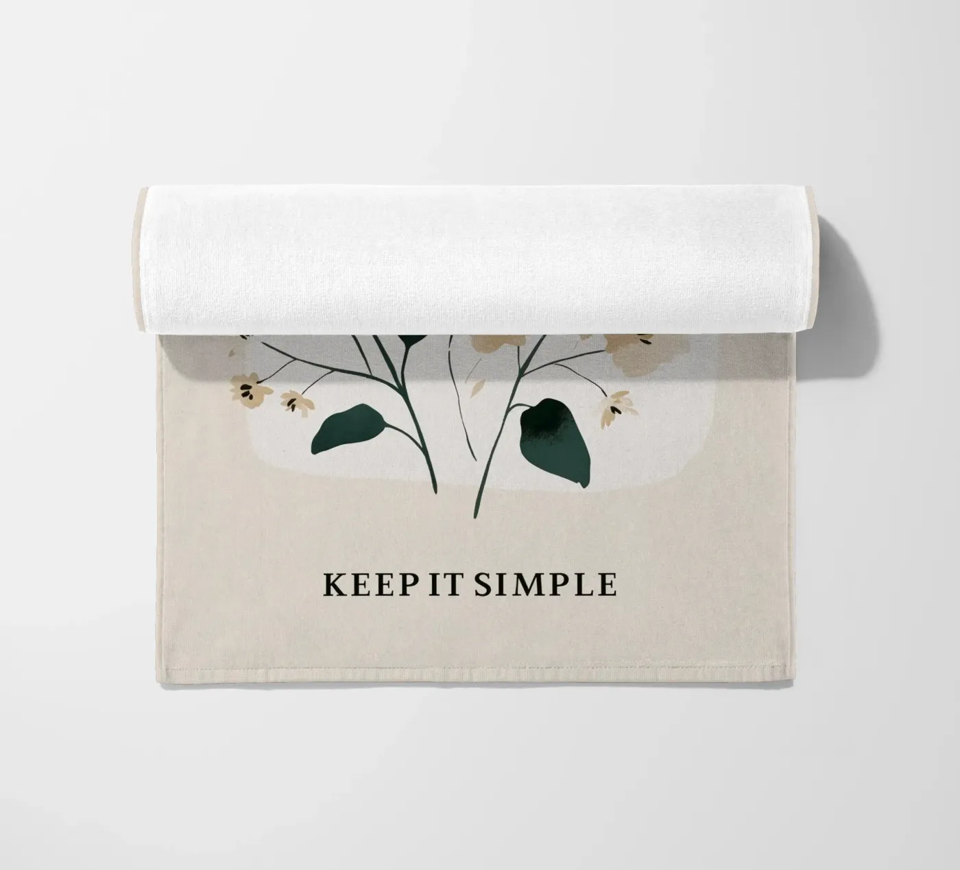 Keep It Simple No 2 Strandtuch von treechild
