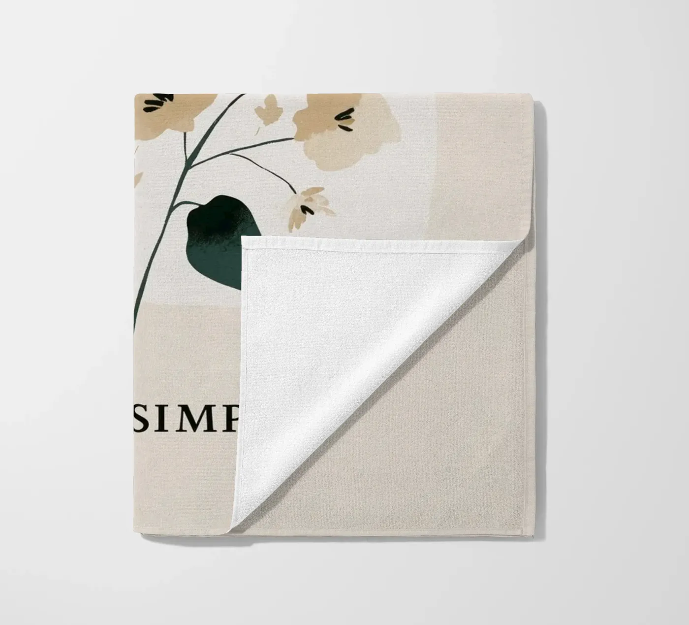 Keep It Simple No 2 Strandtuch von treechild