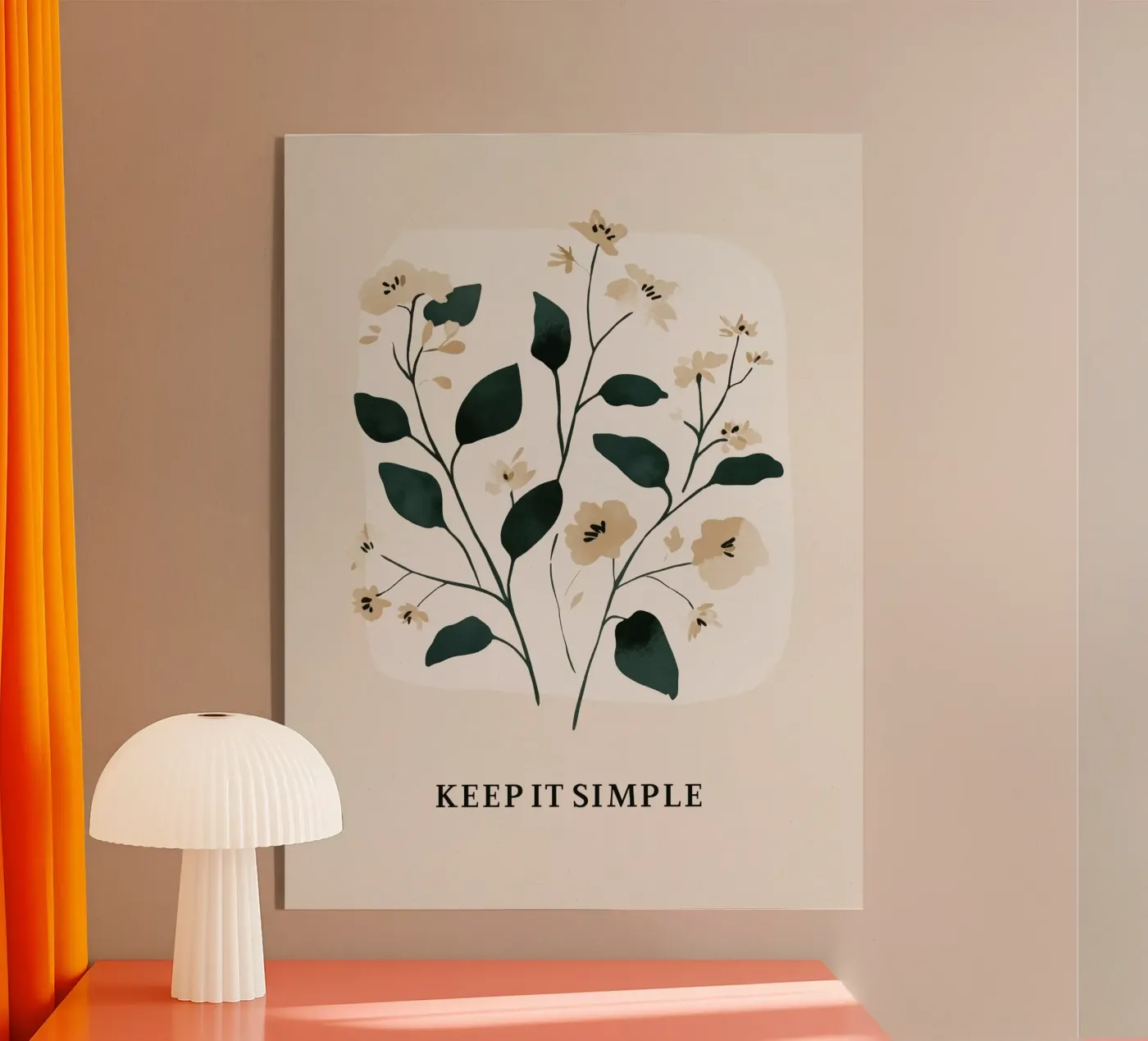 Keep It Simple No 2 Acryl-Glas von treechild