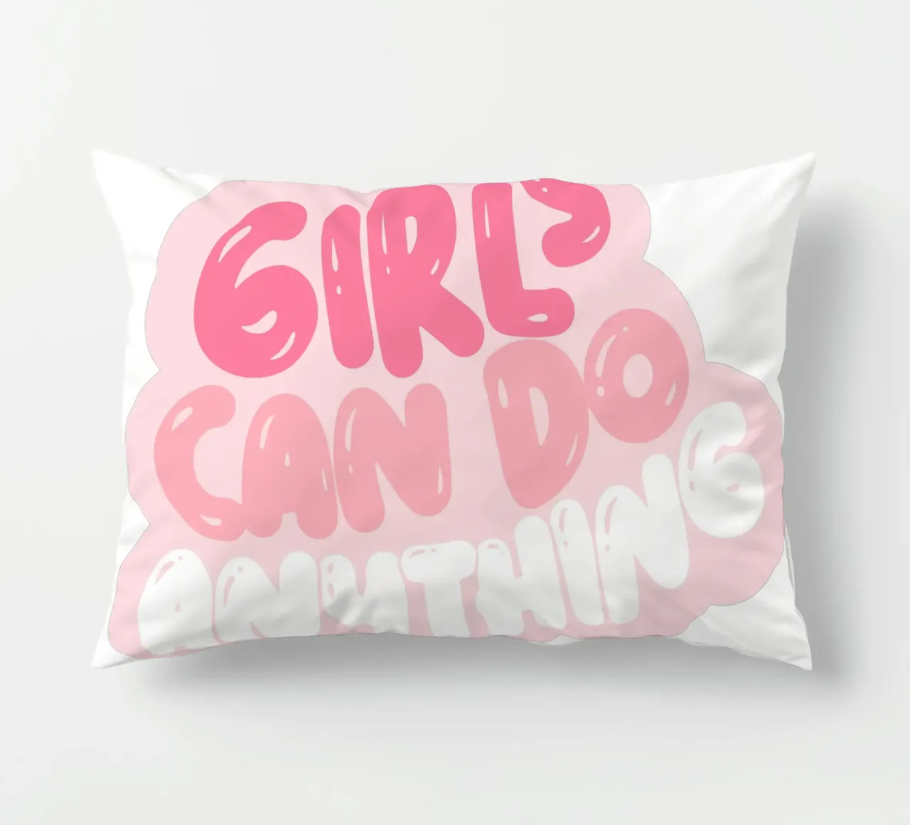 Le ragazze possono fare tutto, Citazione femminista cuscino da pdigitalprints