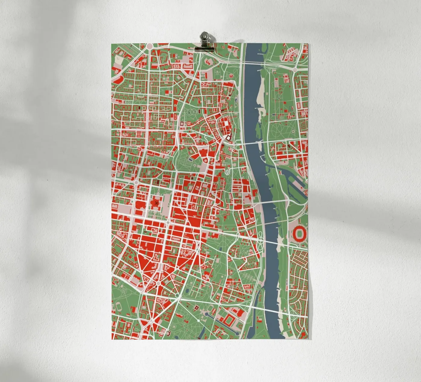 Warsaw Classic poster da Planos Urbanos