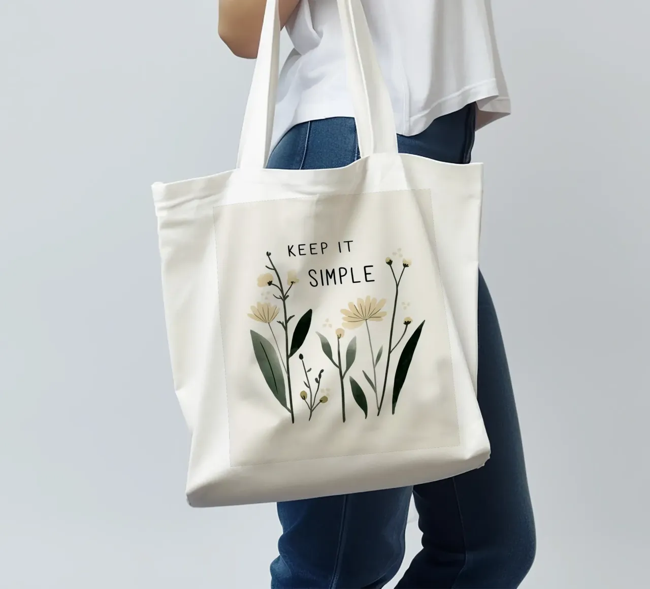 Keep It Simple No 3 borsa in juta da treechild