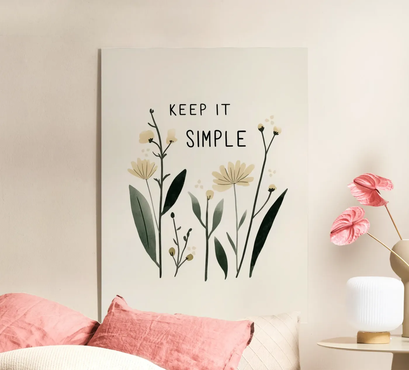 Keep It Simple No 3 Acryl-Glas von treechild