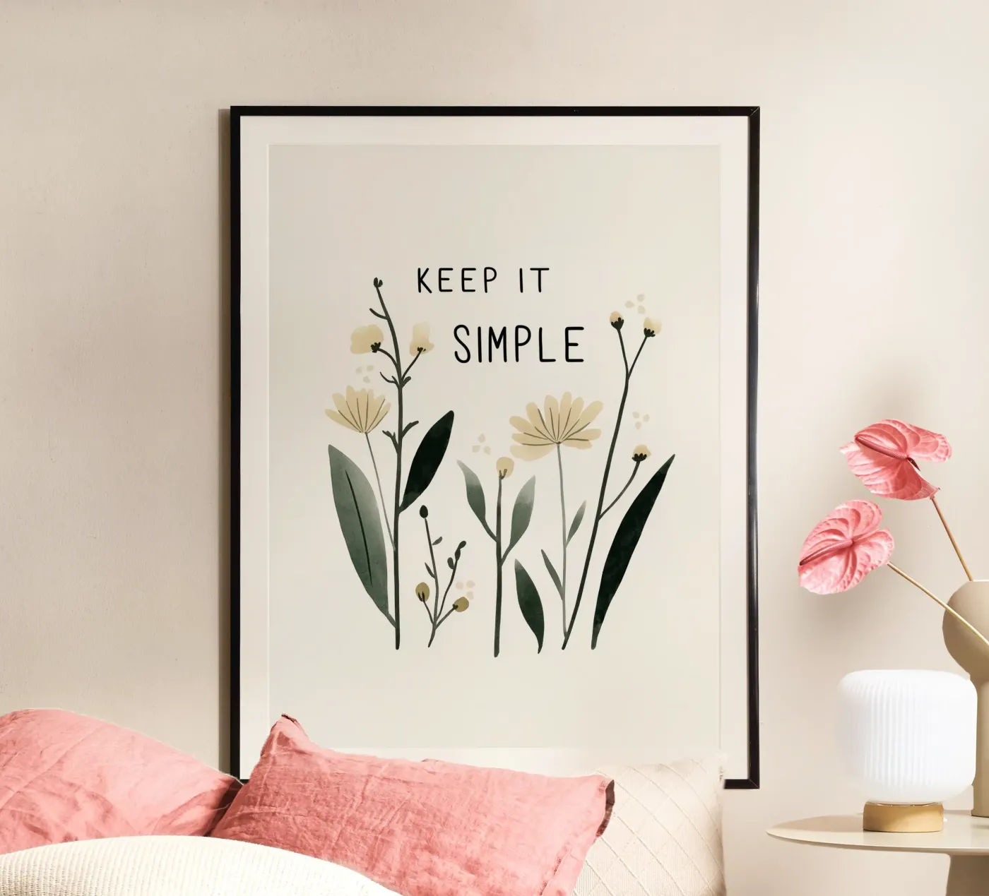 Keep It Simple No 3 poster by treechild