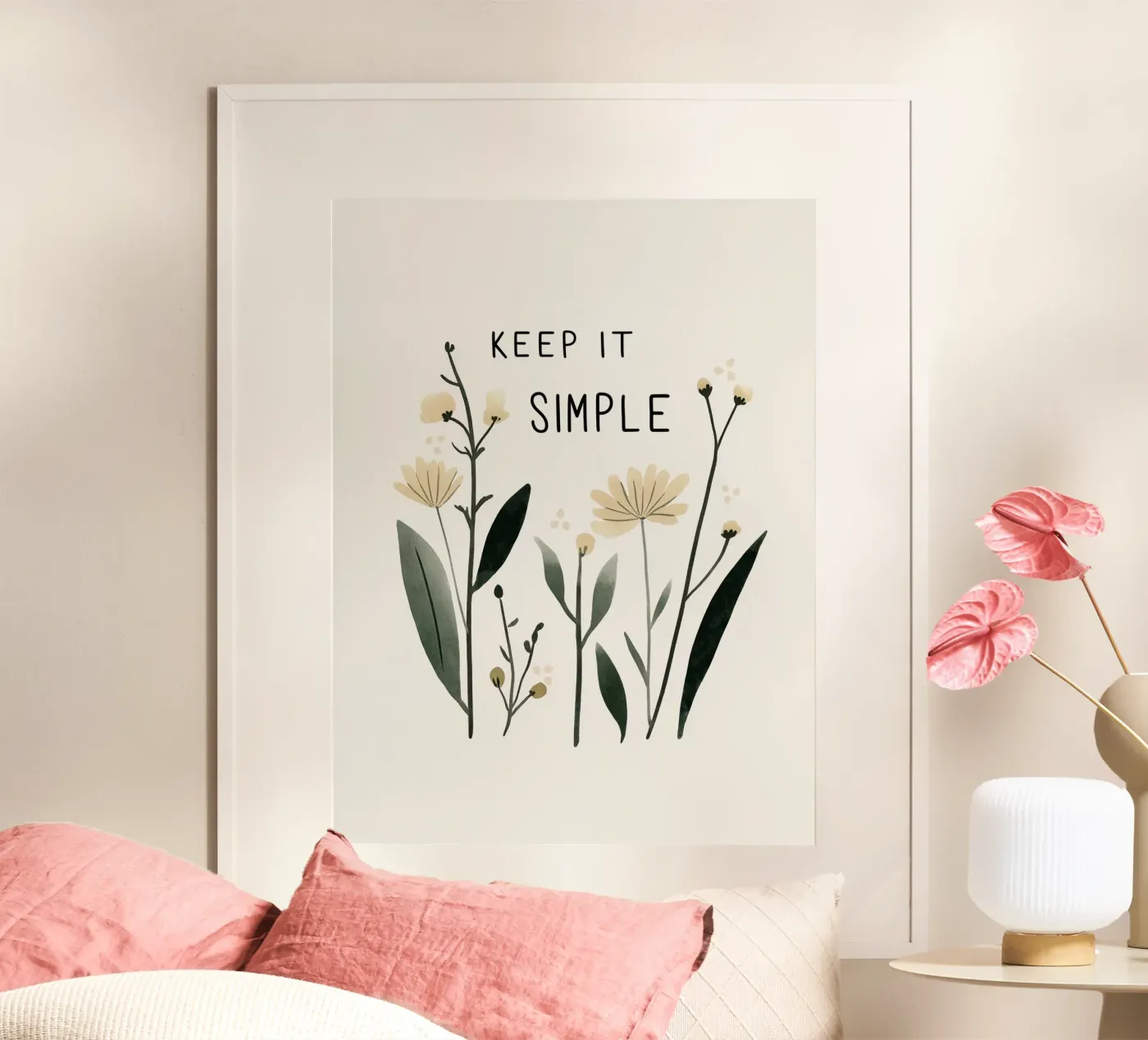 Keep It Simple No 3 poster by treechild