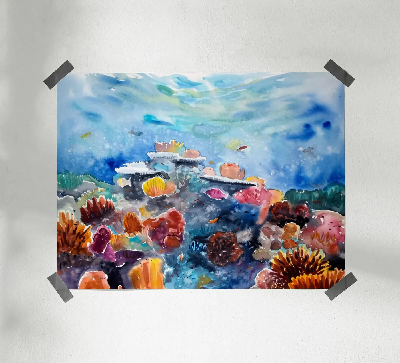 Koraaltuin poster van Guilhem Sals Art