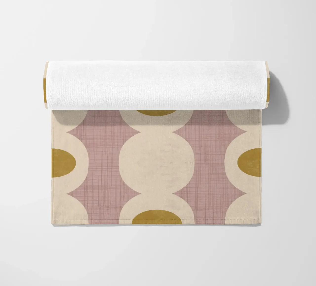 Catena Retro Mod Geo - Malva - Mid Century Modern telo mare da susanacosta