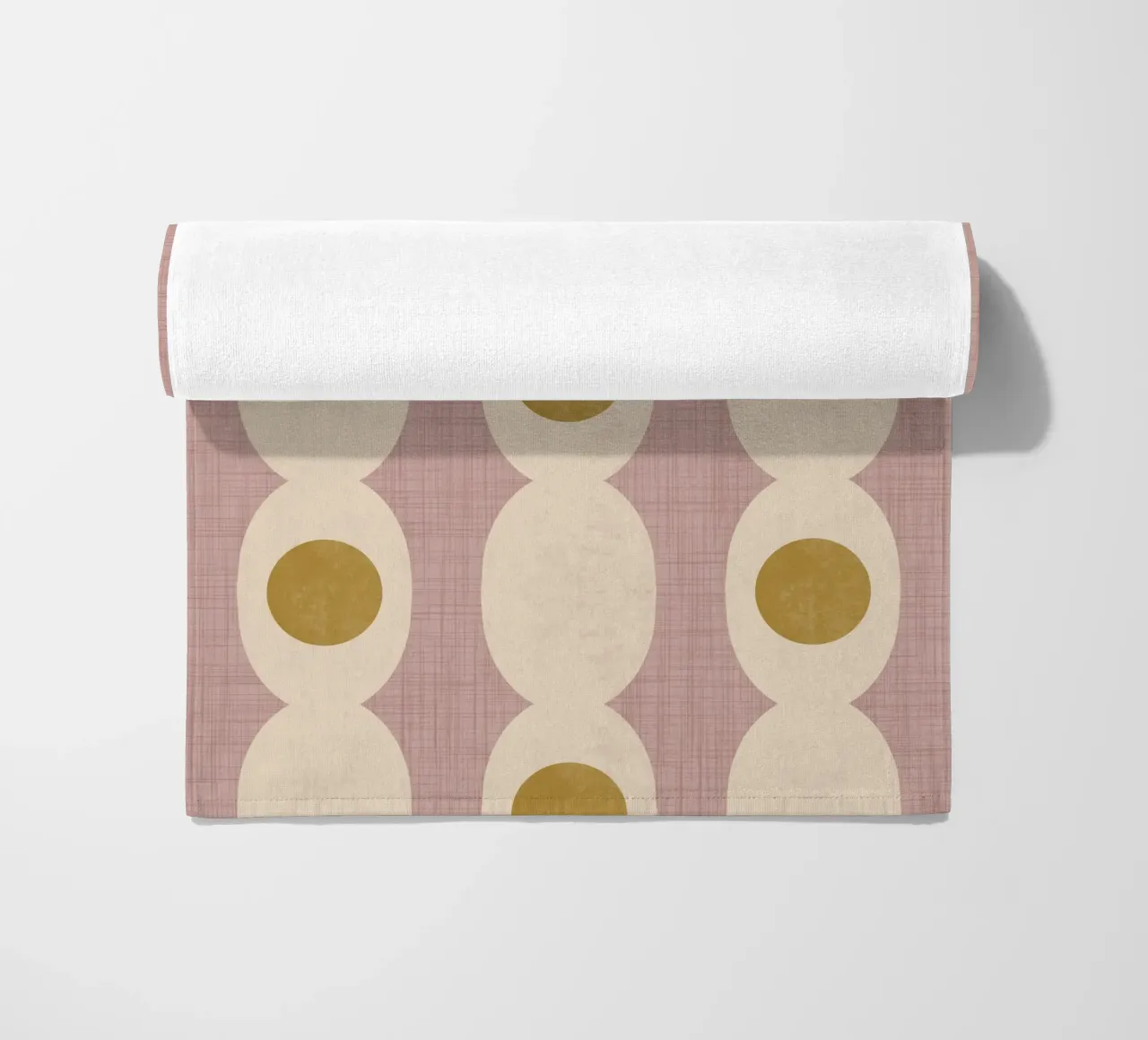 Catena Retro Mod Geo - Malva - Mid Century Modern telo mare da susanacosta