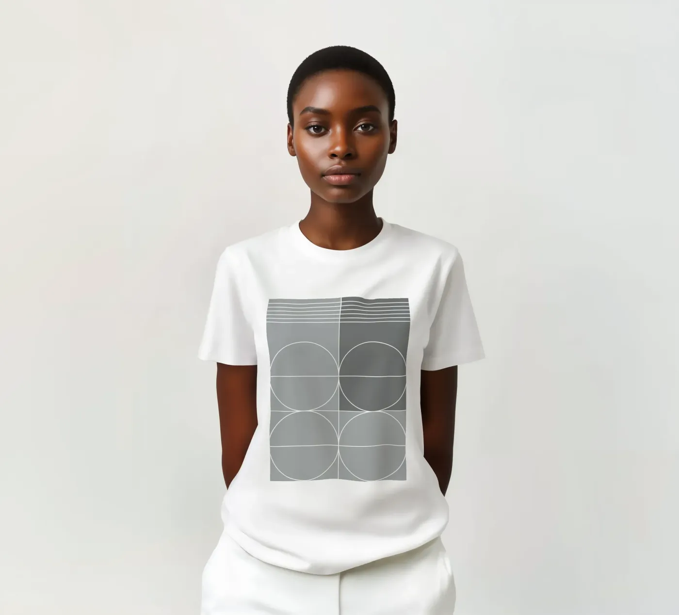 Grigio t-shirt da KHouse Studio