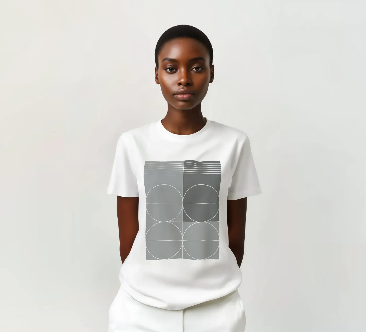 Grigio t-shirt da KHouse Studio