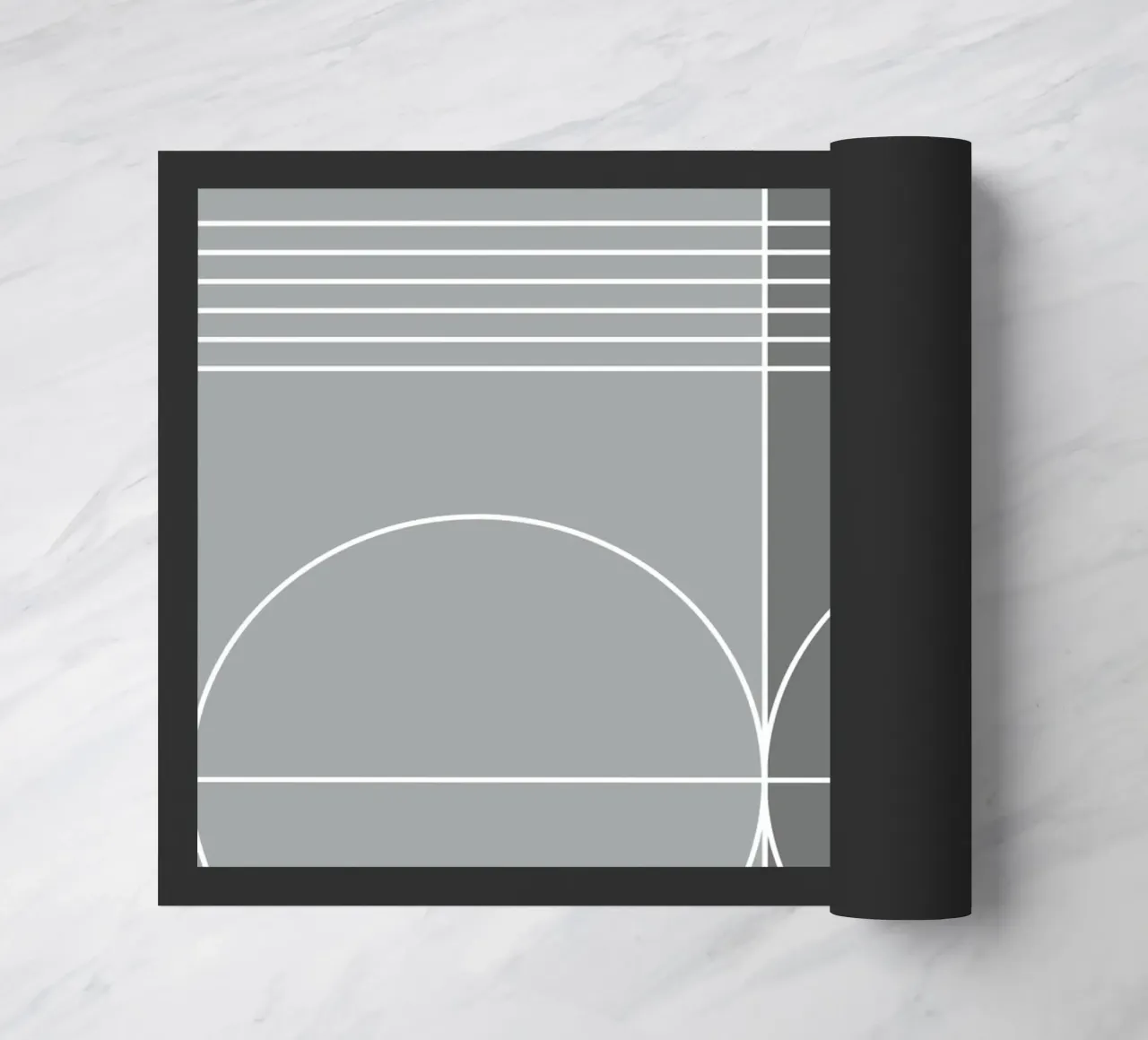 Gray doormat by KHouse Studio