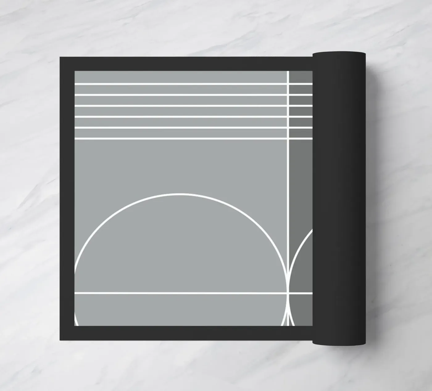 Gray doormat by KHouse Studio