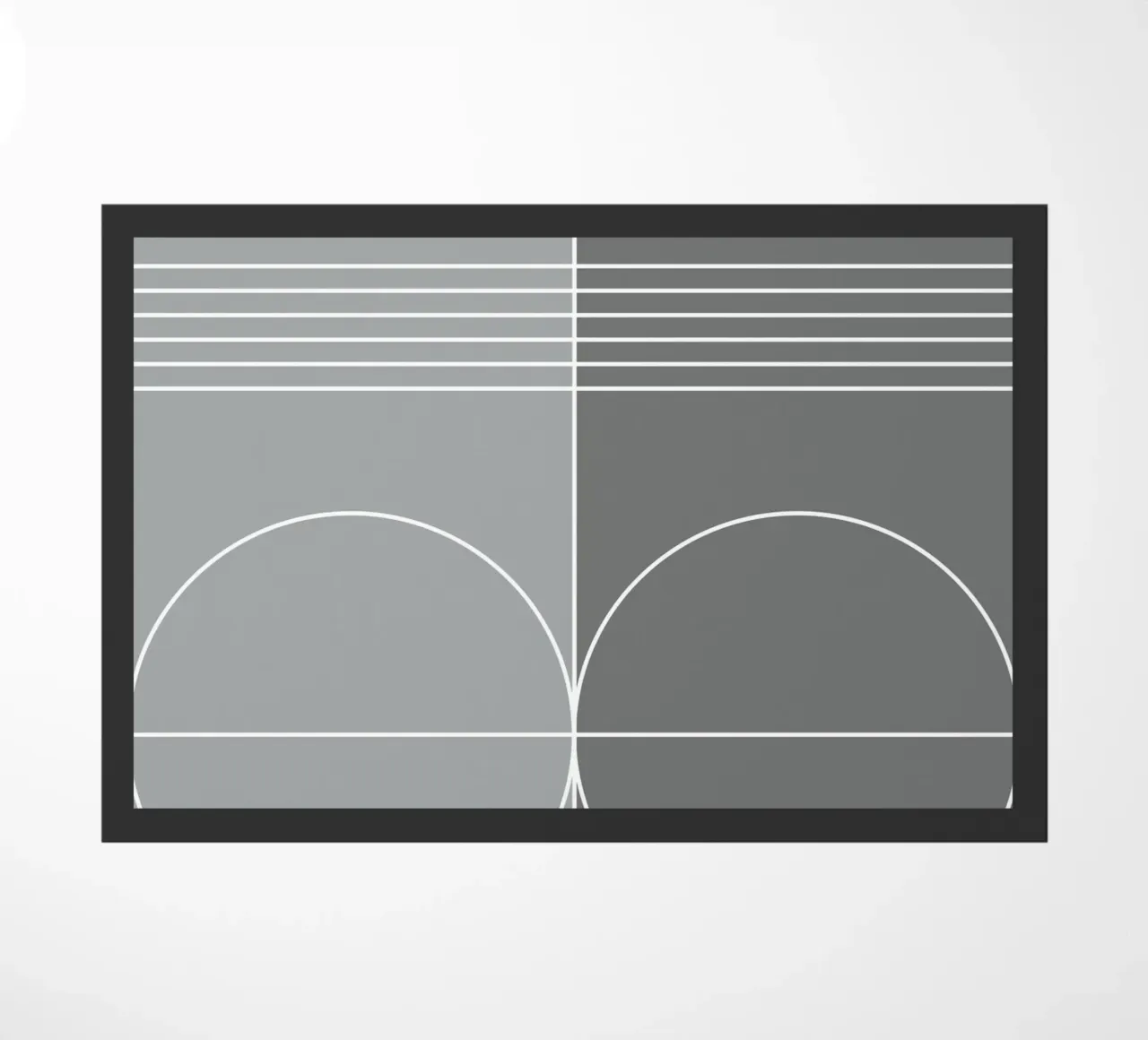 Gray doormat by KHouse Studio